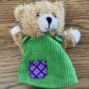 Plush Corduroy Bear Hand Puppet Book Companion Yottoy 2011 6"